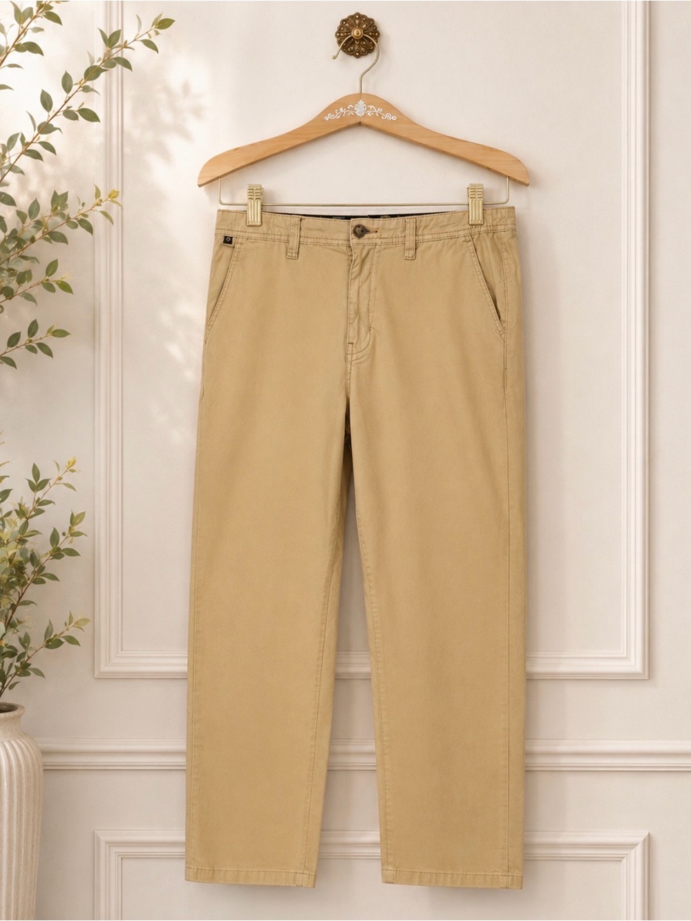 Curve Appeal Women's High Rise Khaki Pants Size 12